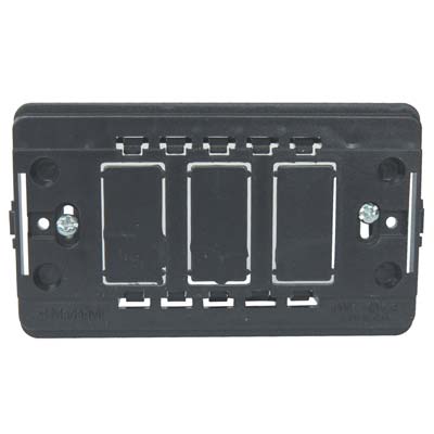 SUPPORTO FRUTTI VENUS MARLANVIL PC NERO POSTI 3