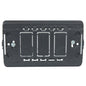 SUPPORTO FRUTTI VENUS MARLANVIL PC NERO POSTI 3