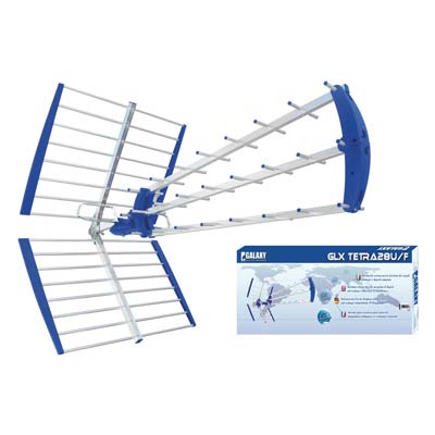 ANTENNA DIGITALE TERRESTRE BANDA UHF GALAXY ALLUMINIO GUADAGNO DB 16/18  28 ELEMENTI Immagine principale del prodotto