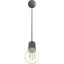 PORTALAMPADA + CAVO FANTASY 150 CENTURY NERO E27 CM 150