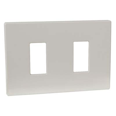 PLACCA COPRIFRUTTI VENUS MARLANVIL RESINA AVORIO POSTI 2 MM 115X80