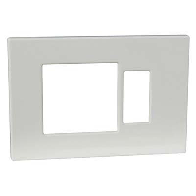 PLACCA COPRIFRUTTI VENUS MARLANVIL RESINA AVORIO POSTI 1 + SCHUKO MM 115X80 Immagine principale del prodotto