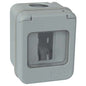 INVOLUCRO A PARETE + PORTELLA IP44 MARLANVIL POSTI 1 MM 66X82 H.MM 57 X VENUS