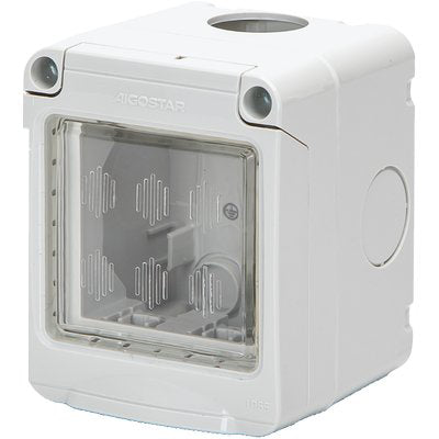 INVOLUCRO A PARETE + PORTELLA IP55 POSTI 2 MM 67X83 H.MM 65 X ABM Immagine principale del prodotto