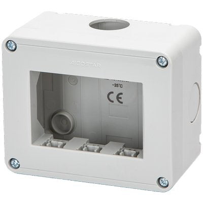 INVOLUCRO A PARETE IP40 POSTI 3 MM 101X83 H.MM 55 X ABM
