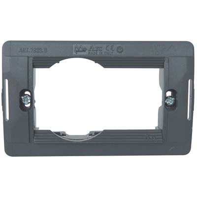 SUPPORTO FRUTTI ARC MARLANVIL PC NERO POSTI 1+SCHUKO