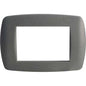 PLACCA COPRIFRUTTI MILLENIUM MARLANVIL GRIGIO GLITTER POSTI 3 MM 122X83
