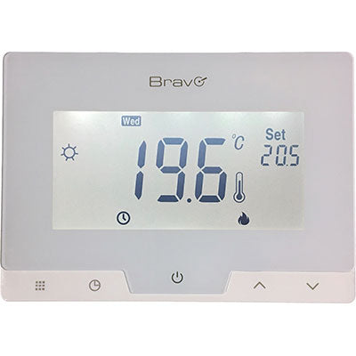 CRONOTERMOSTATO GLAM BRAVO 5/35°C LCD 3,8" MM 124X88X24