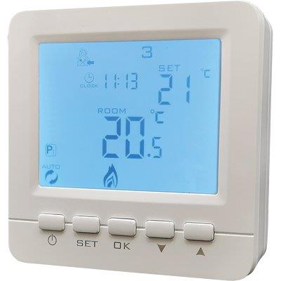 CRONOTERMOSTATO QUBO BRAVO 5/35°C LCD 3,0" MM 86X86X30