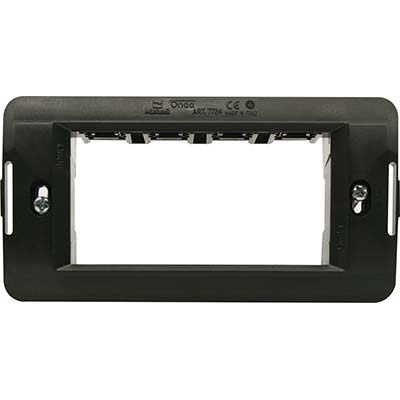 SUPPORTO FRUTTI ONDA MARLANVIL PC NERO POSTI 4 Immagine principale del prodotto