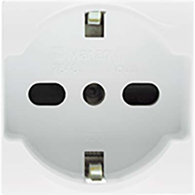 PRESA SCHUKO + SICUREZZA AQUA MARLANVIL VOLT 250 A 10/16 2P+T