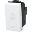 PULSANTE UNIPOLARE CAMPANELLO ABM BIANCO VOLT 250 A 16