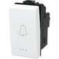 PULSANTE UNIPOLARE CAMPANELLO ABM BIANCO VOLT 250 A 16