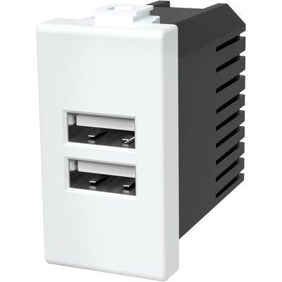 PRESA USB ABM BIANCO 2 PRESE USB VOLT 5 A 2.4 Immagine principale del prodotto
