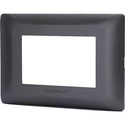 PLACCA COPRIFRUTTI ABM NERO POSTI 3 MM 120X85 Immagine principale del prodotto
