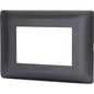 PLACCA COPRIFRUTTI ABM NERO POSTI 3 MM 120X85