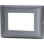 PLACCA COPRIFRUTTI ABM GRIGIO SCURO POSTI 3 MM 120X85