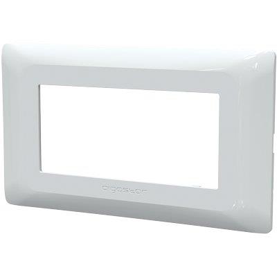 PLACCA COPRIFRUTTI ABM BIANCO POSTI 4 MM 140X85 Immagine principale del prodotto