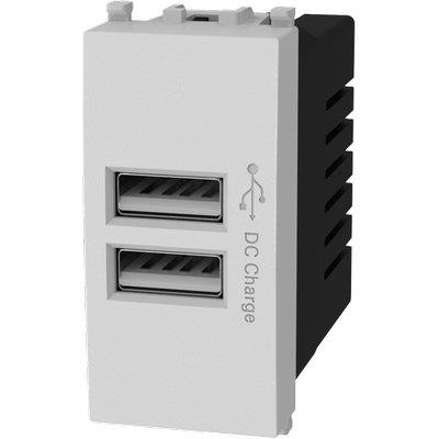 PRESA USB AVP BIANCO 2 PRESE USB VOLT 5 A 2.4 Immagine principale del prodotto