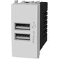 PRESA USB AVP BIANCO 2 PRESE USB VOLT 5 A 2.4