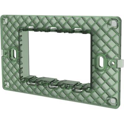 SUPPORTO FRUTTI AVP PC NERO POSTI 3 Immagine principale del prodotto