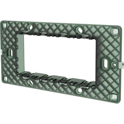 SUPPORTO FRUTTI AVP PC NERO POSTI 4 Immagine principale del prodotto