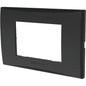 PLACCA COPRIFRUTTI AVP NERO POSTI 3 MM 120X85