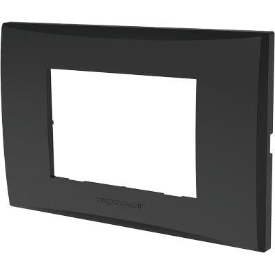 PLACCA COPRIFRUTTI AVP NERO POSTI 3 MM 120X85 Immagine principale del prodotto