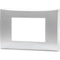 PLACCA COPRIFRUTTI AVP ARGENTO POSTI 3 MM 120X85