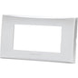 PLACCA COPRIFRUTTI AVP ARGENTO POSTI 4 MM 140X85