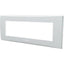 PLACCA COPRIFRUTTI AVP BIANCO POSTI 7 MM 205X80