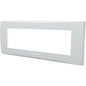 PLACCA COPRIFRUTTI AVP BIANCO POSTI 7 MM 205X80