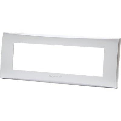 PLACCA COPRIFRUTTI AVP ARGENTO POSTI 7 MM 205X80 Immagine principale del prodotto