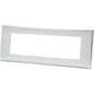 PLACCA COPRIFRUTTI AVP ARGENTO POSTI 7 MM 205X80