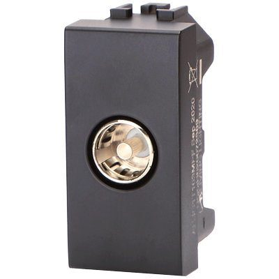 PRESA TV PASSANTE ABL NERO MM 9,5