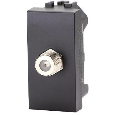 CONNETTORE F TV SAT DIRETTO ABL NERO Immagine principale del prodotto