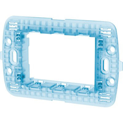 SUPPORTO FRUTTI ABL PC BLU POSTI 3 Immagine principale del prodotto