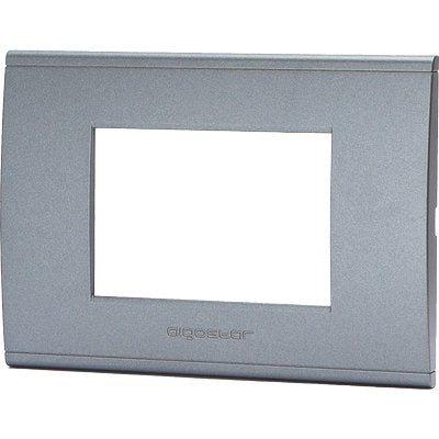 PLACCA COPRIFRUTTI ABL GRIGIO SCURO POSTI 3 MM 120X85 Immagine principale del prodotto