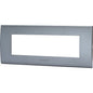 PLACCA COPRIFRUTTI ABL GRIGIO SCURO POSTI 7 MM 208X85