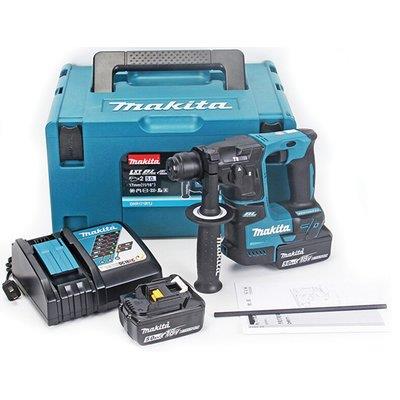MARTELLO TASSELL BATTERIA DHR171RTJ MAKITA VOLT 18X2 AH 5,0 SDS PLUS + VALIGIA