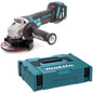 SMERIGLIATRICE ANGOLARE BATTERIA DGA513ZJ MAKITA VOLT 18 MM 125 SOLO CORPO MACCHINA + VALIGIA