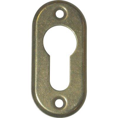 MOSTRINA OVALE FORO SAGOMATO 06012 00 CISA OTTONE MM 60X28 CF=PZ 2 Immagine principale del prodotto
