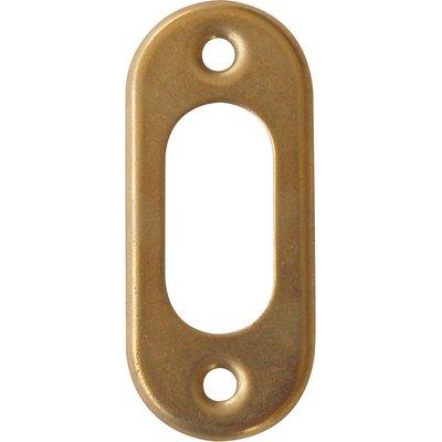 MOSTRINA OVALE FORO OVALE 06027 CISA OTTONE MM 54X23 CF=PZ 2 Immagine principale del prodotto