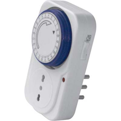 PRESA TEMPORIZZATA GIORNALIERA ELECTRALINE BIANCO 2P+T 16A BIPASSO Immagine principale del prodotto