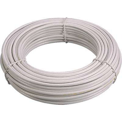 CAVO ELETTRICO BIPOLARE H05VV-F RAME/PVC BIANCO N°XMMQ 2X1,0 CF=MT 100 Immagine principale del prodotto