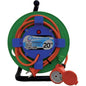 AVVOLGICAVO GARDEN ELECTRALINE ARANCIO 2P+T 16A + SCHUKO N°XMMQ 2X1,5 MT 20