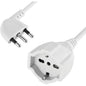 PROLUNGA LINEARE 461 ELECTRALINE BIANCO 2P+T 16A BIPASSO SCHUKO N°XMMQ 3X1.5 MT 3
