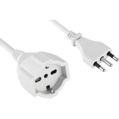 PROLUNGA LINEARE 46126 ELECTRALINE BIANCO 2P+T 16A BIPASSO SCHUKO N°XMMQ 3X1.5 MT 10 Immagine principale del prodotto