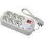 MULTIPRESA BIPASSO SCHUKO + INT.LUM FME BIANCO POSTI 6 2P+T 16A N°XMMQ 3X1,0 MT 1,5