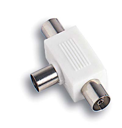 ADATTATORE DOPPIO COASSIALE TV FME SPINA - PRESE 2 MM 9,5 OHM 75 Immagine principale del prodotto